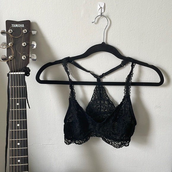 🔹3/$20 Xhiliration | Black Lace Bralette - Picture 1 of 2
